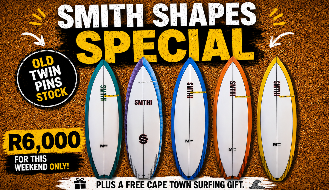 Smith Shapes Twin Pin Stock Clearance Hout Bay Surf Shop