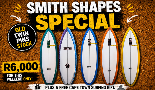 Smith Shapes Twin Pin Stock Clearance Hout Bay Surf Shop
