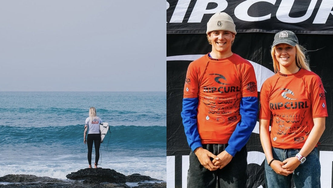 Kai Stubbs and Emily Jenkinson Win the Rip Curl Series